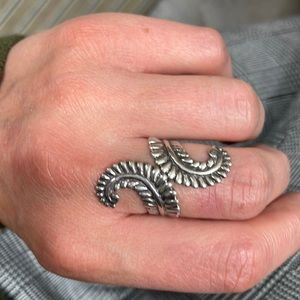 Sterling Silver Statement Ring, Size 8